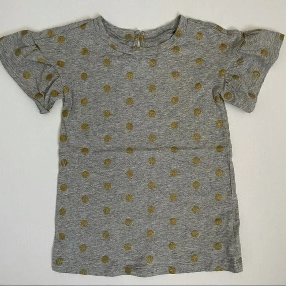 Baby Gap Toddler Girl Ruffle Sleeve T-Shirt Dress Size 2